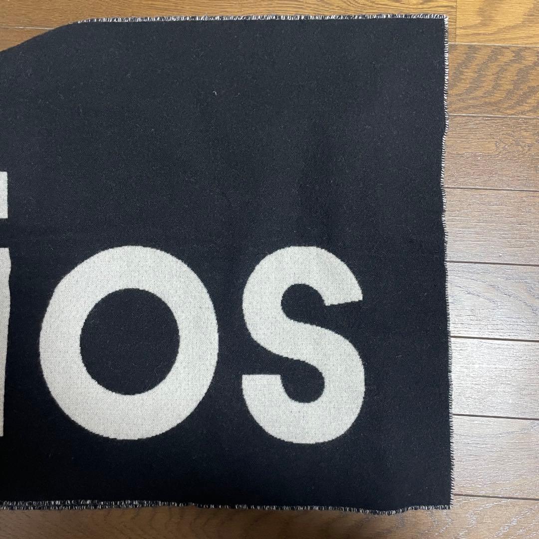 acne studios マフラー　スカーフ　ブラック