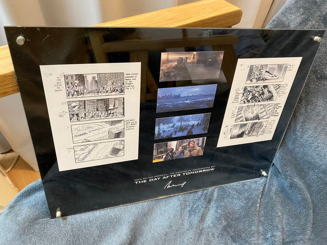【希少】映画 デイアフタートゥモロー アートボード 絵コンテ