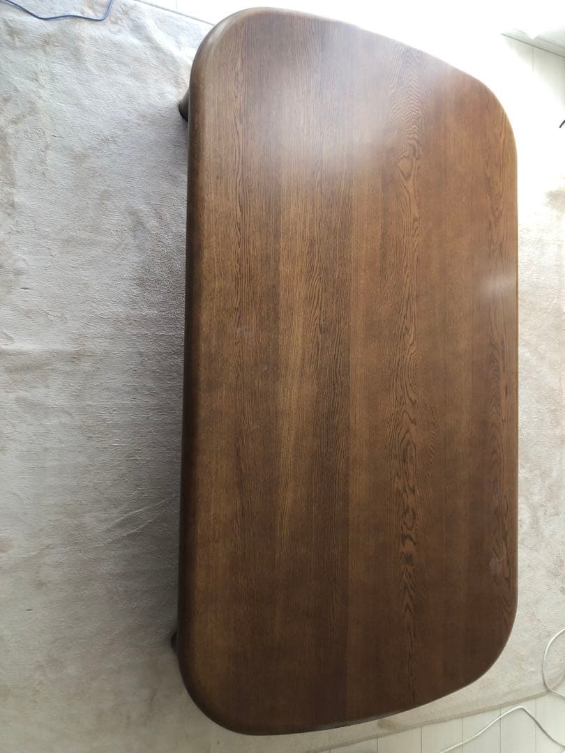 ブラウン 長方形センターテーブル