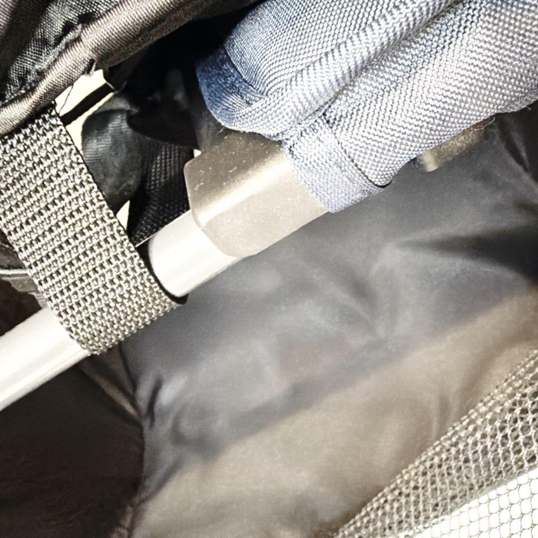 美品　KATOJI 二人乗りベビーカー 二人でゴー ネイビー リアシート付