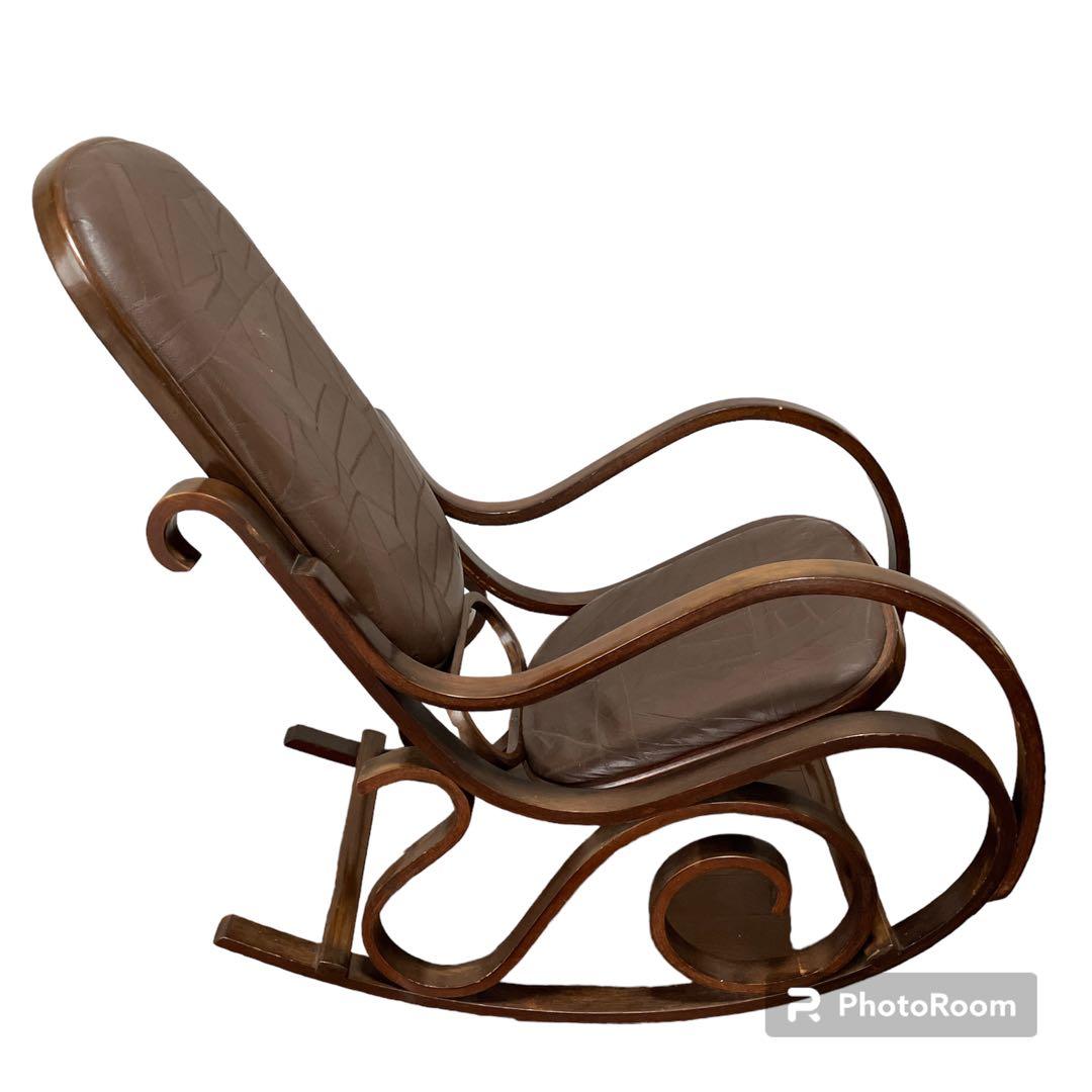 THONET トーネット　ロッキングチェア　ベントウッド　本革　ヴィンテージ