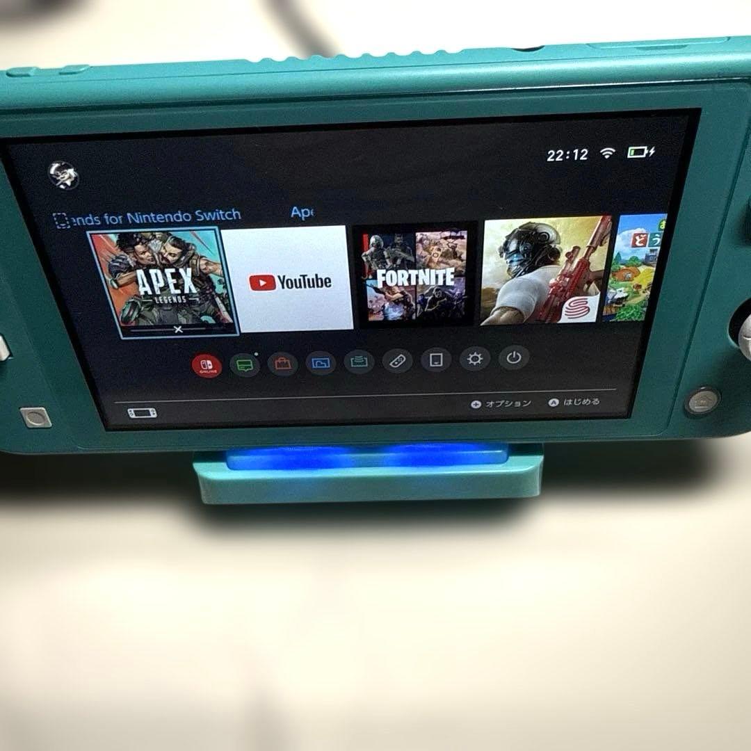 Nintendo Switch lite ターコイズ 本体 充電器 充電スタンド