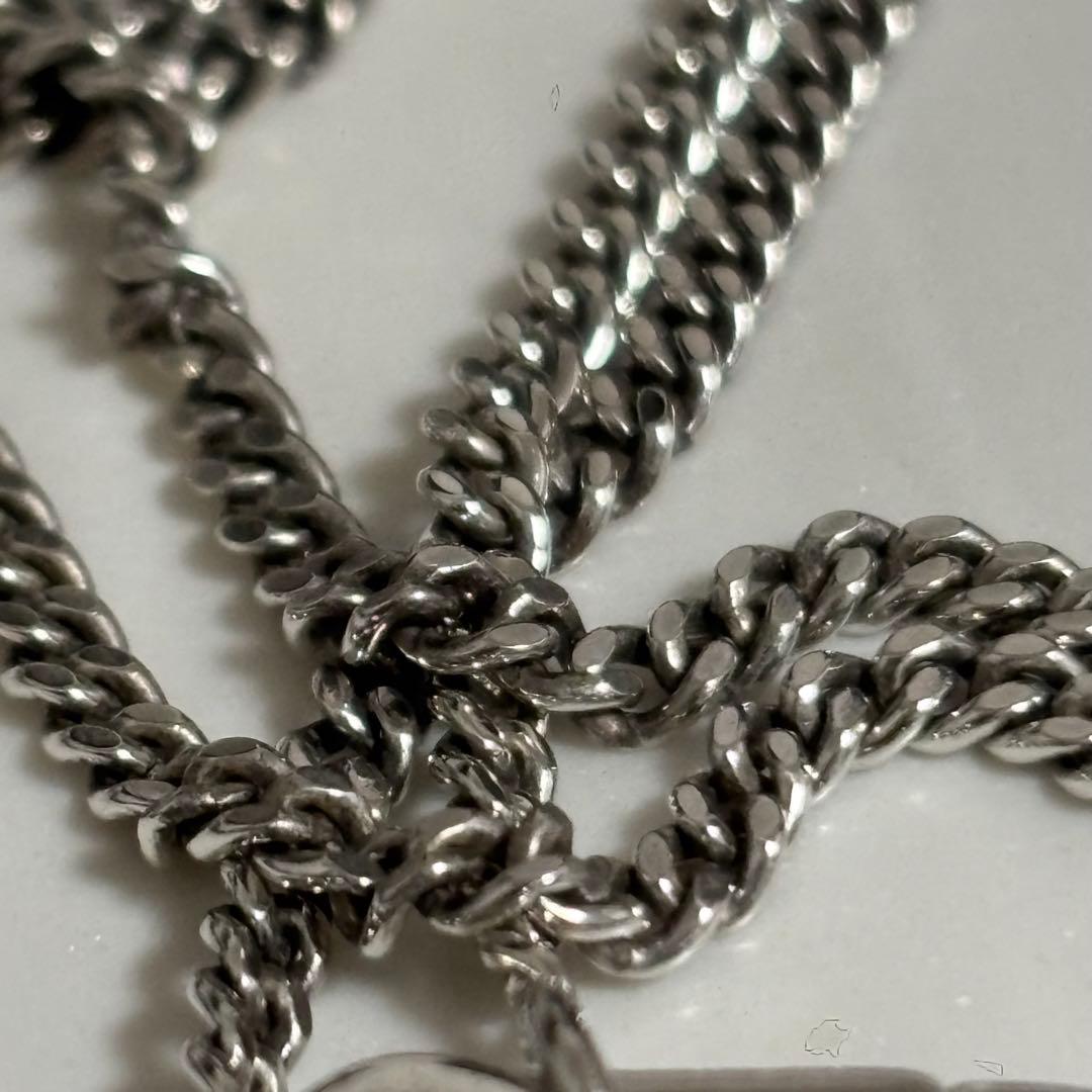 GUCCI 新品同様品　ディアマンテクロスネックレス　極美品　925シルバー