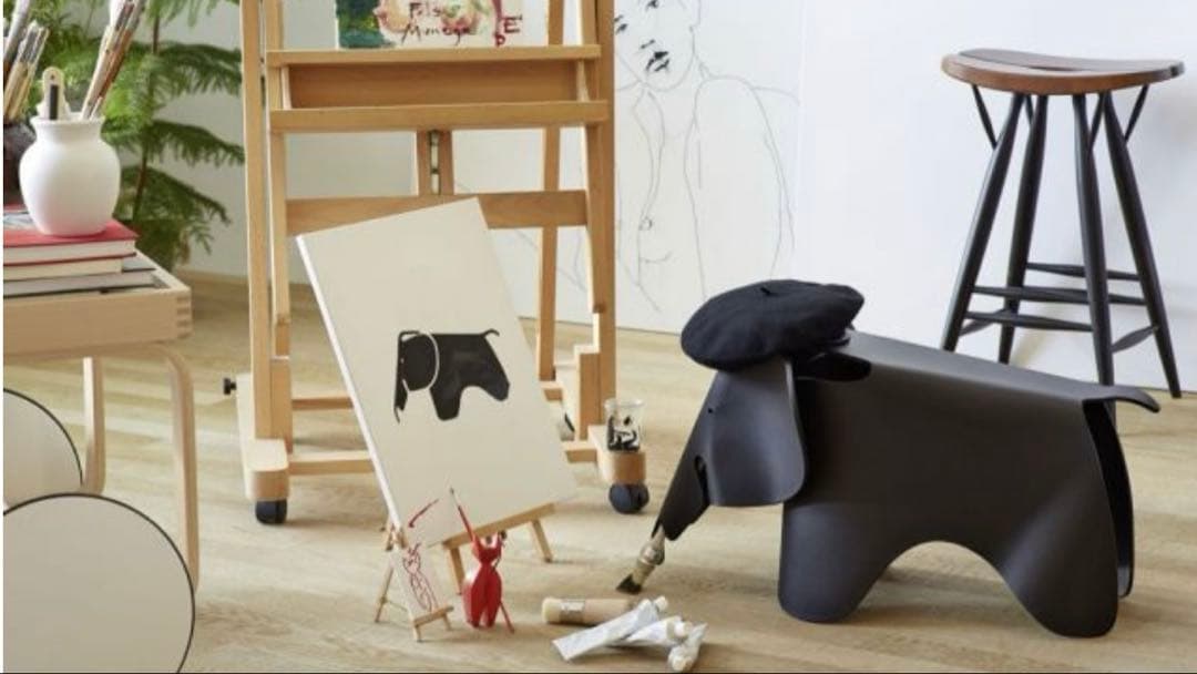 【新品未使用】vitra ヴィトラ　イームズエレファント ブラック