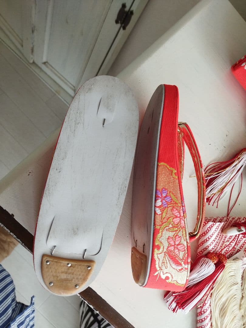 専用☆薄いブルーに大きな花薬玉が素敵☆七五三７歳フルセット