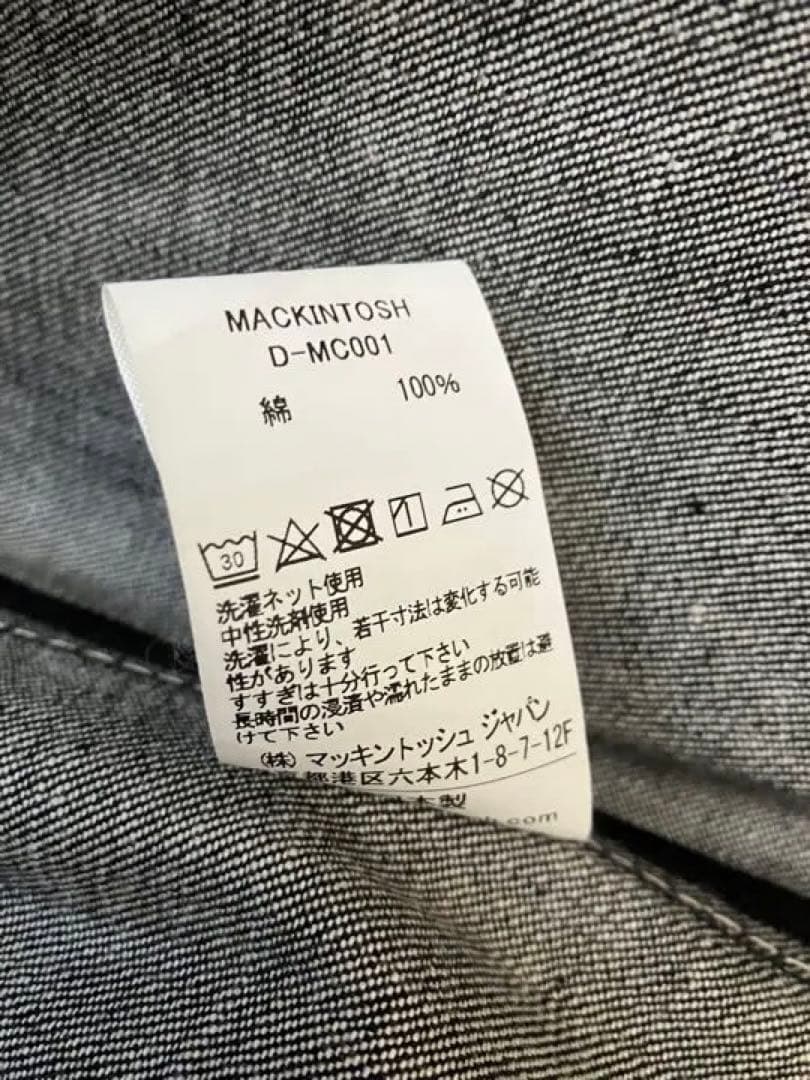 マッキントッシュ Mackintosh デニムコート