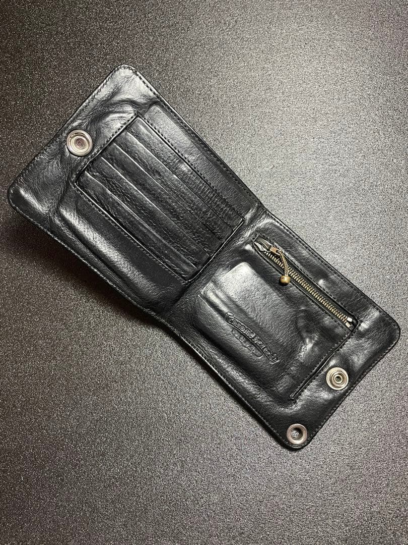 CHROME HEARTS クロムハーツ ワンスナップ ウォレット レザー