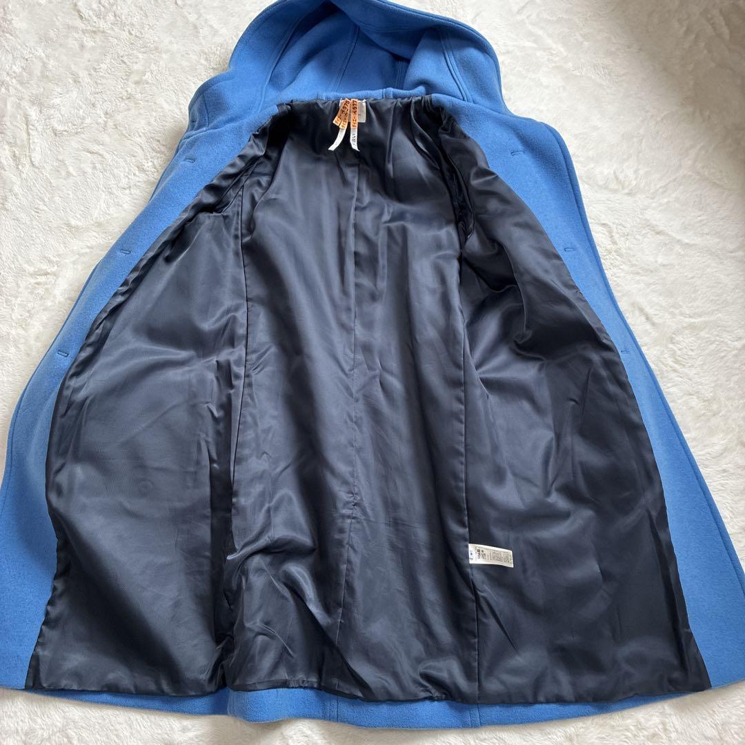 グリーンレーベルリラクシング ダッフルコート ブルー 38 M相当