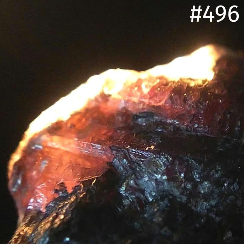 496 アレキサンドライト 母岩付 原石 結晶 ブラジル産