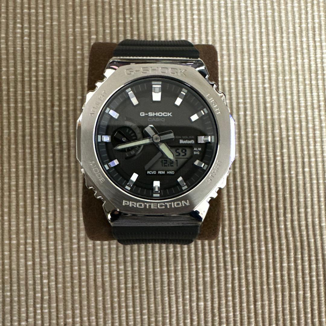 G-SHOCK GBM-2100-1AJF ブラック/シルバー 箱付き