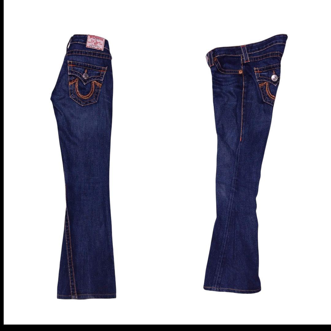 00s TRUE RELIGION レインボー USA製 フレア ジーンズ 24