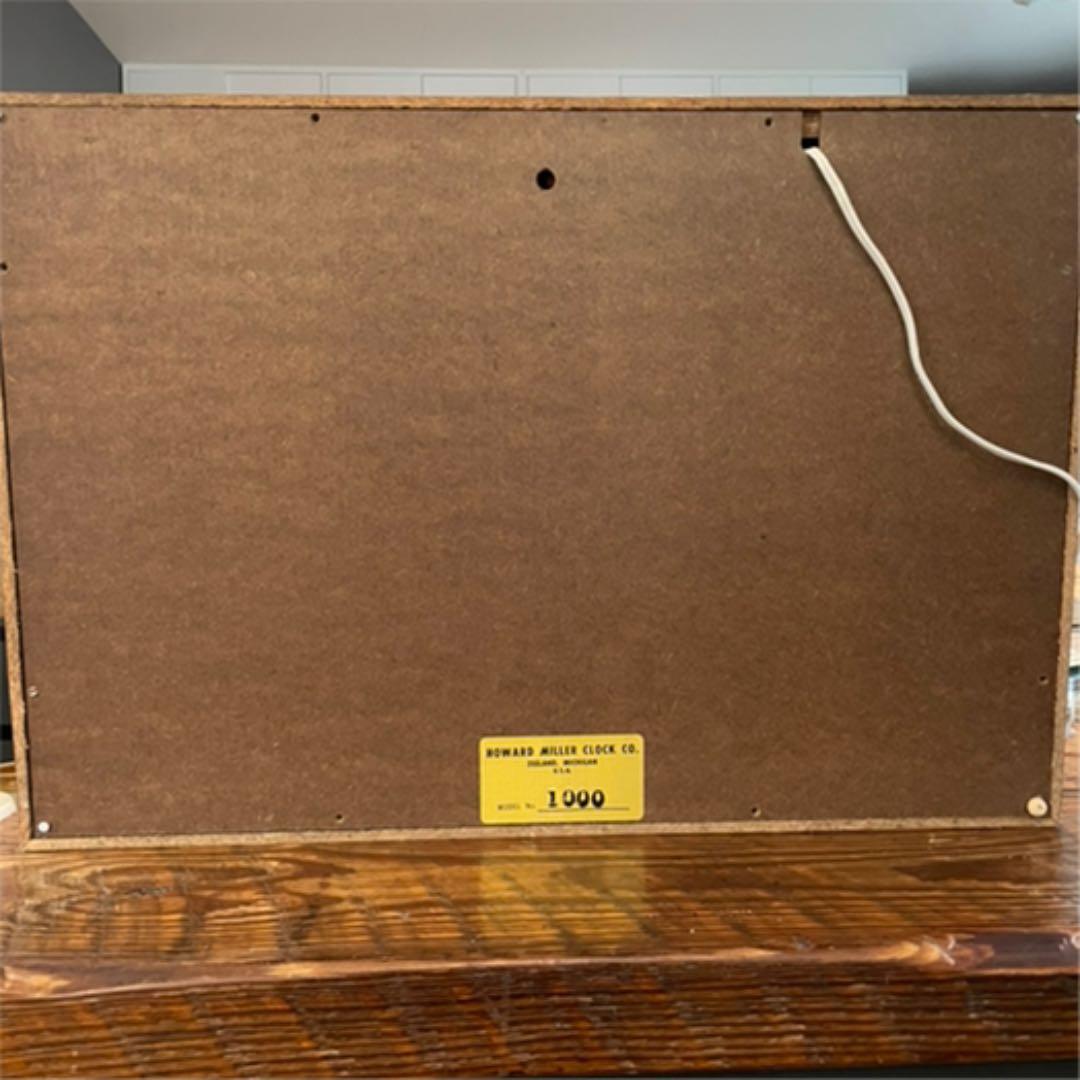 vintage Howard Miller World time clock時計