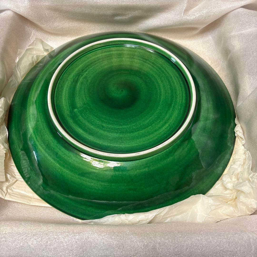 小野琥山 飾り皿「桜絵金箔押額皿」インテリア 大皿