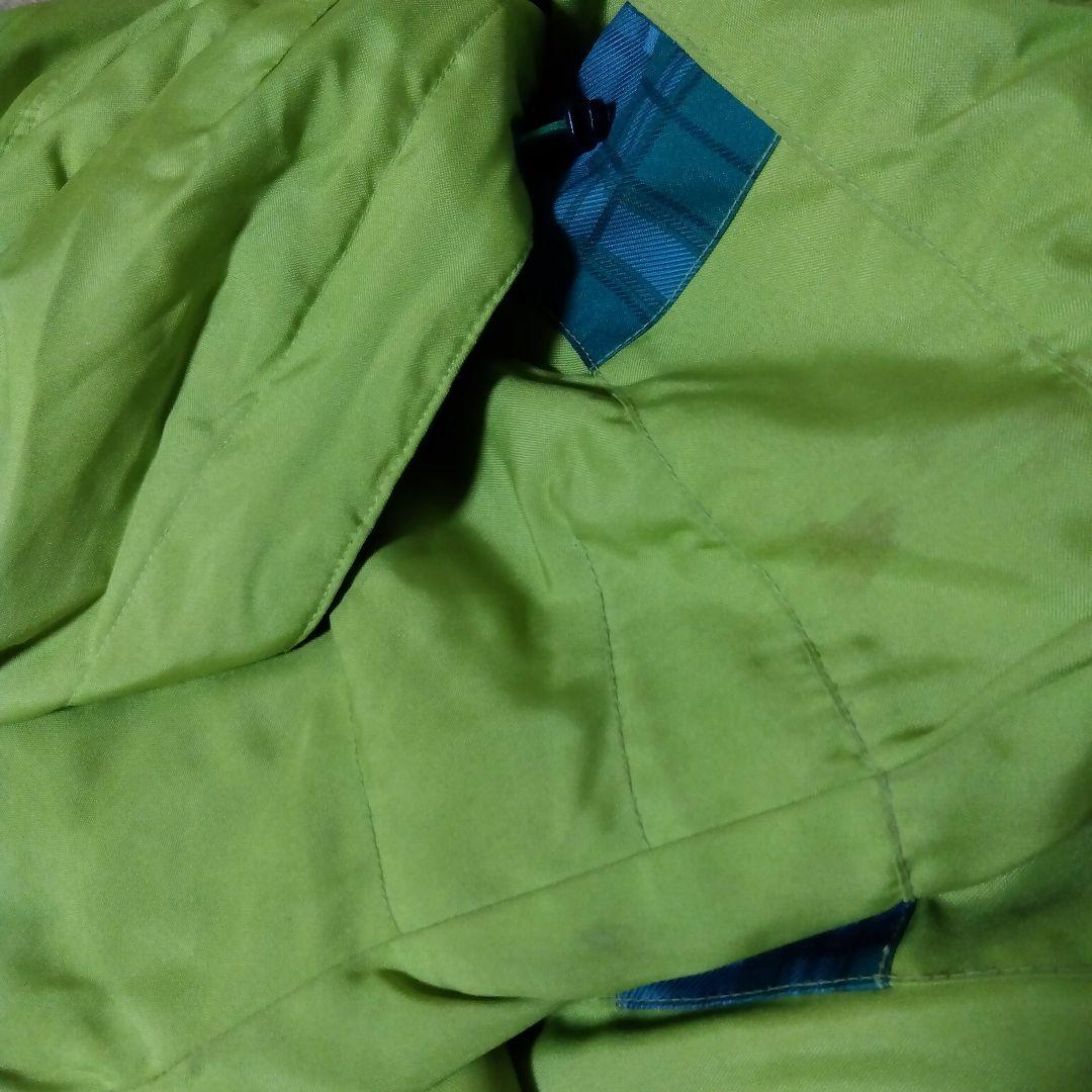 値下：RÉSEÉDA キッズスキーウェア 130サイズ 緑×青チェック オンヨネ