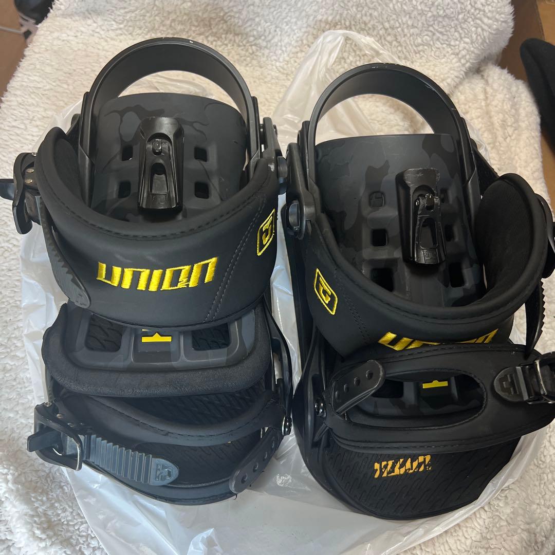UNION スノーボードビンディング ブラック/イエロー　最終値下げ