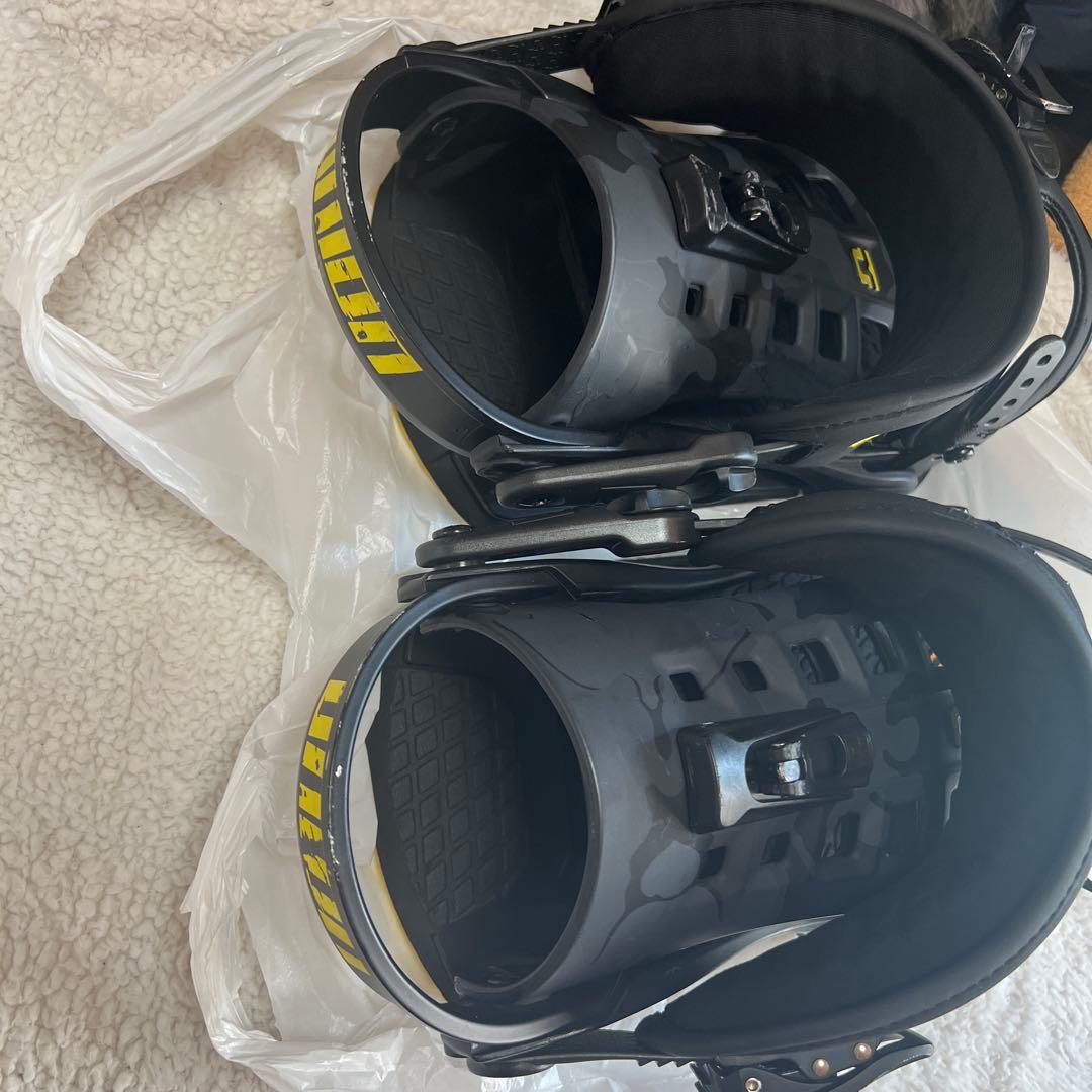 UNION スノーボードビンディング ブラック/イエロー　最終値下げ