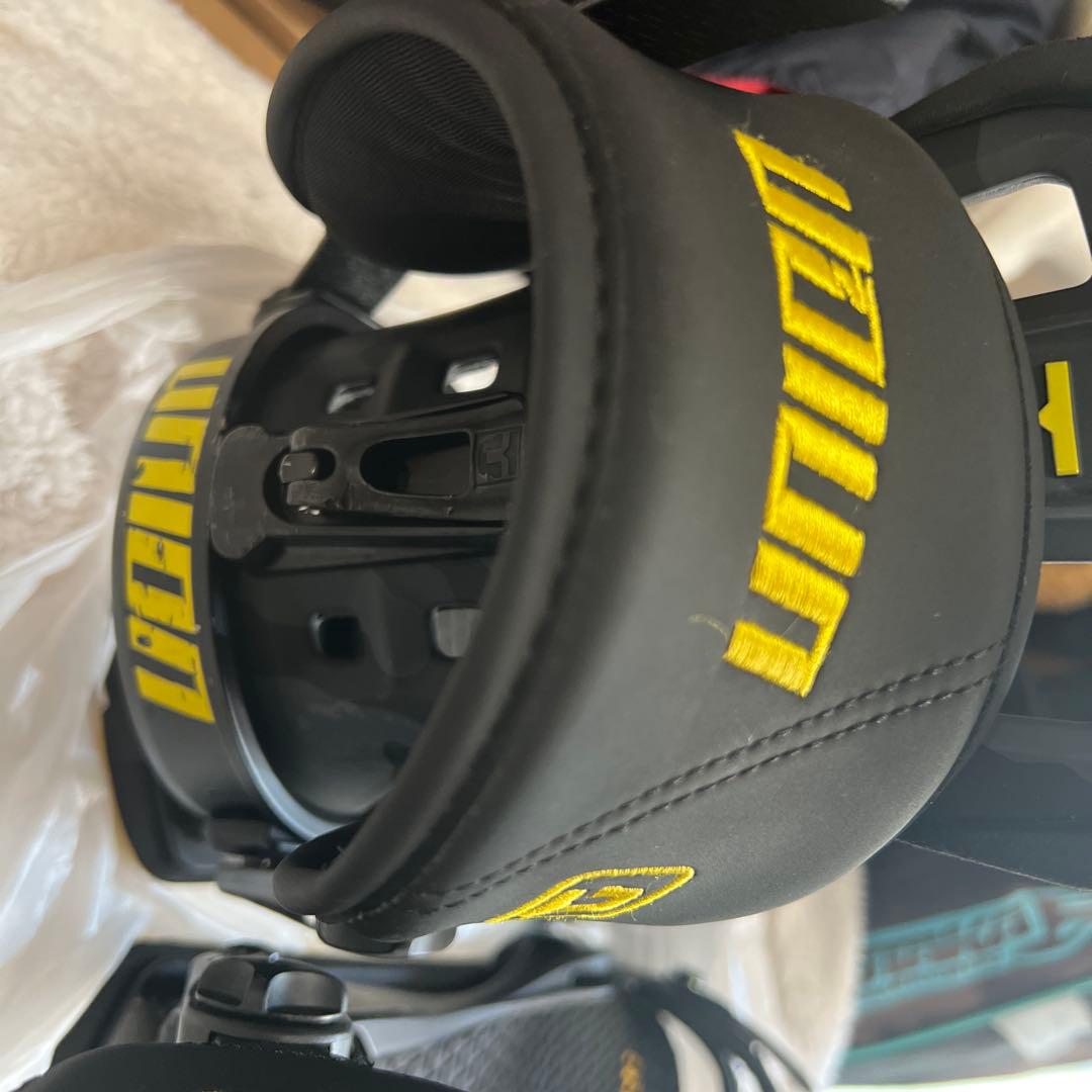 UNION スノーボードビンディング ブラック/イエロー　最終値下げ