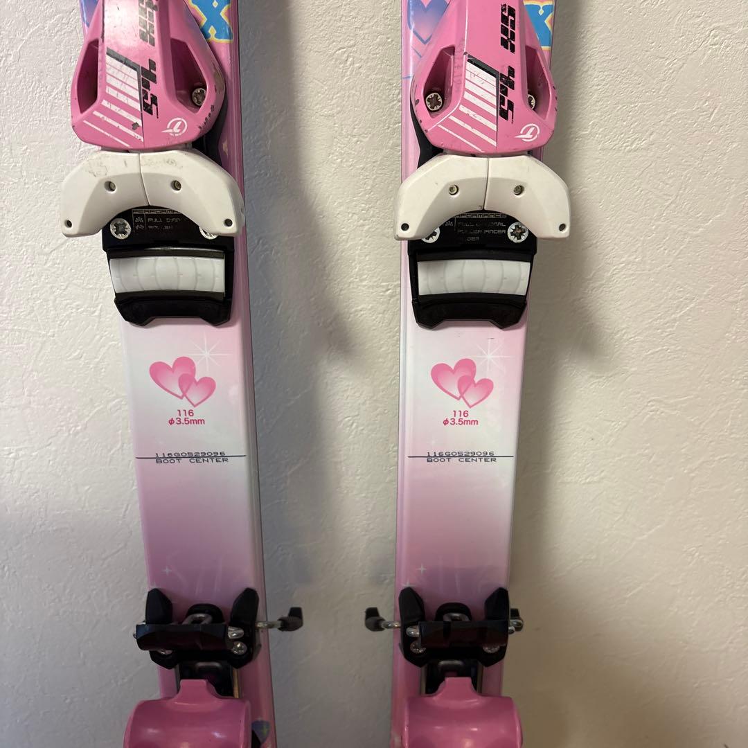 KAZAMA PAX 116cm ピンクスキー板