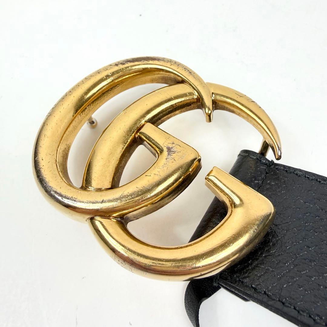 GUCCI グッチ ベルト マーモント ゴールド　バックル