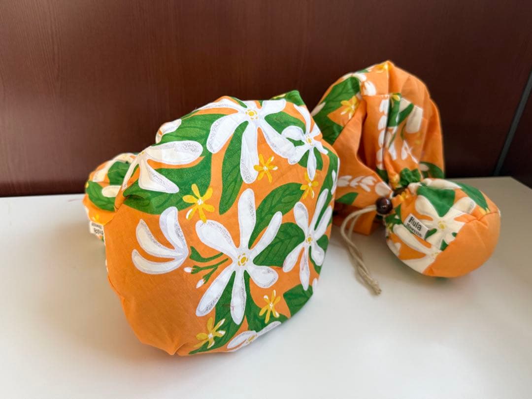 フラ 楽器 ウリウリ 一体型　ハンドメイドカバー付