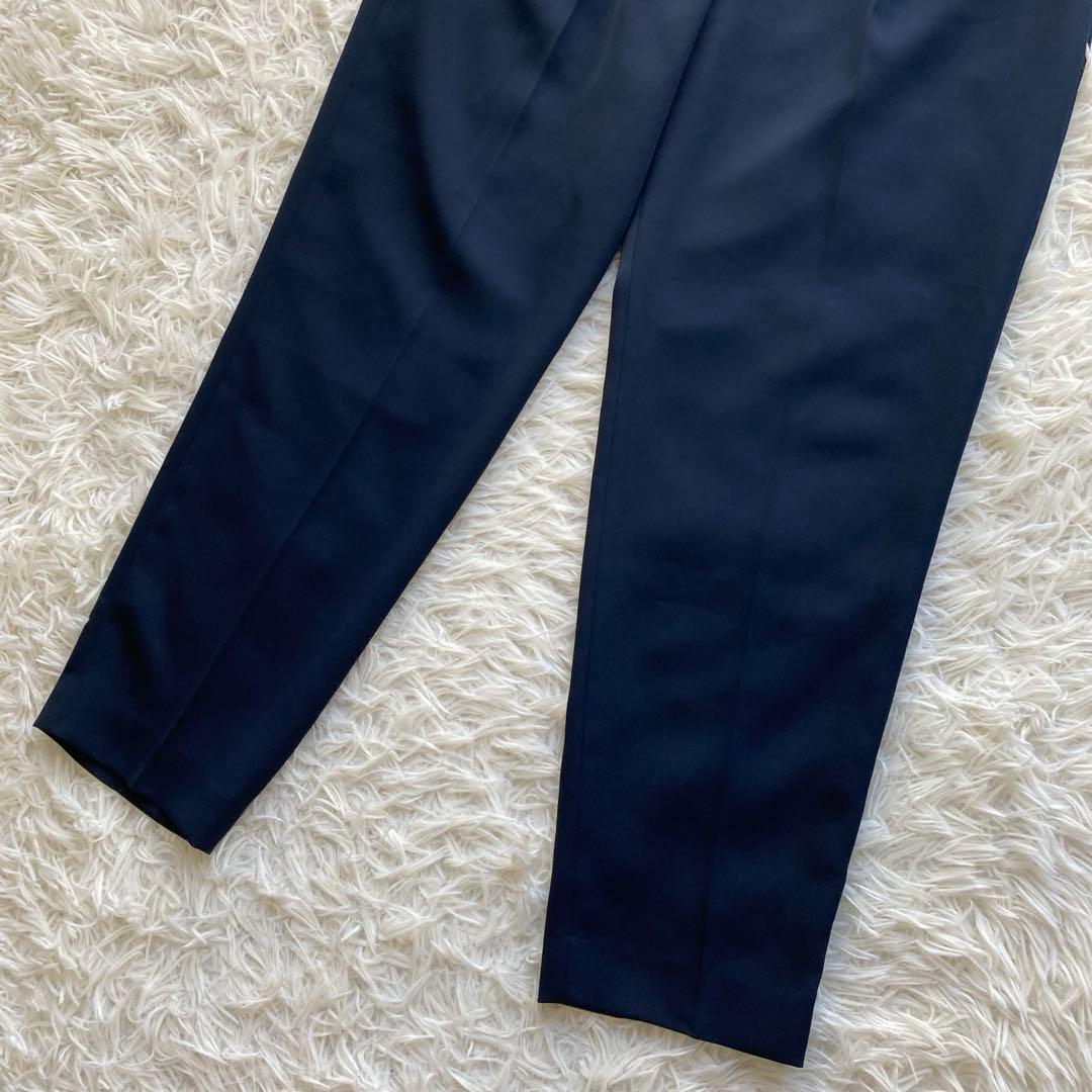 【美品】 PLST ノーカラージャケット パンツスーツ セットアップ Lサイズ