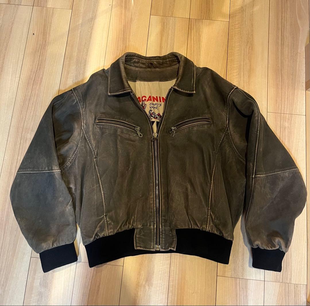 80sスウェードレザージャケット