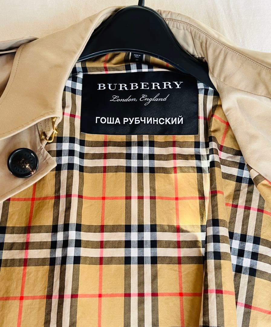 Burberry × Gosha Rubchinskiy トレンチコート