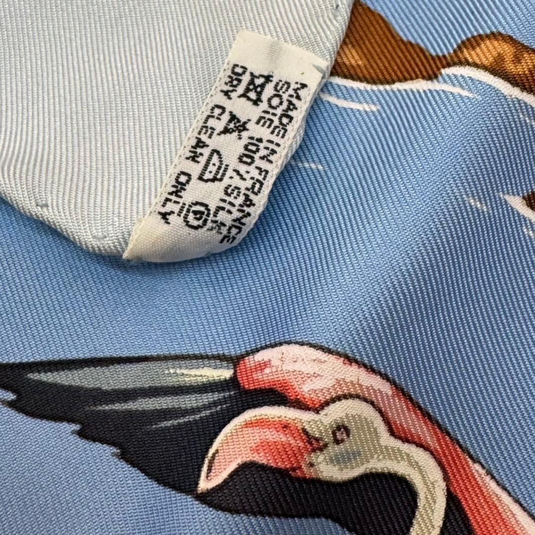HERMES カレ90 スカーフ 地中海の貴重な生命 シルク100%