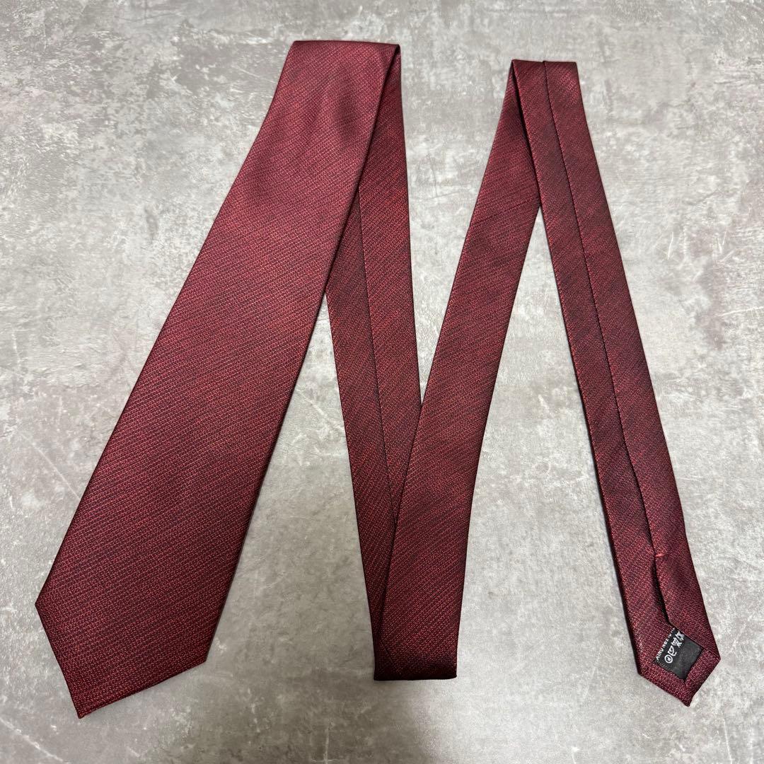 【✨極美品✨】 FENDI フェンディ ネクタイ ソリッド 無地 シルク 希少