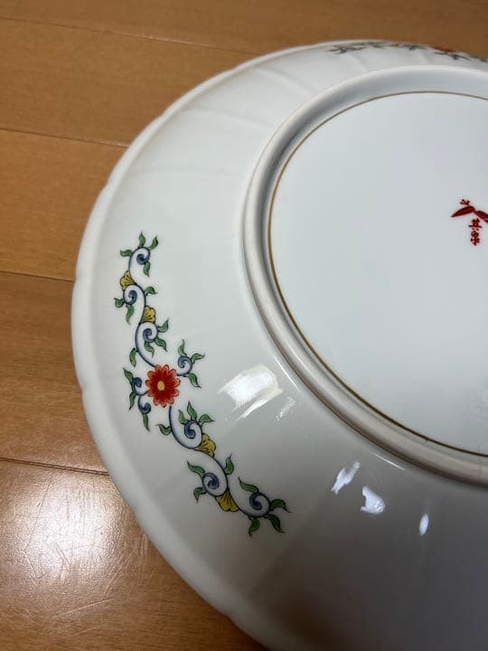 467 有田焼　其泉　草花紋　大皿　31cm 未使用