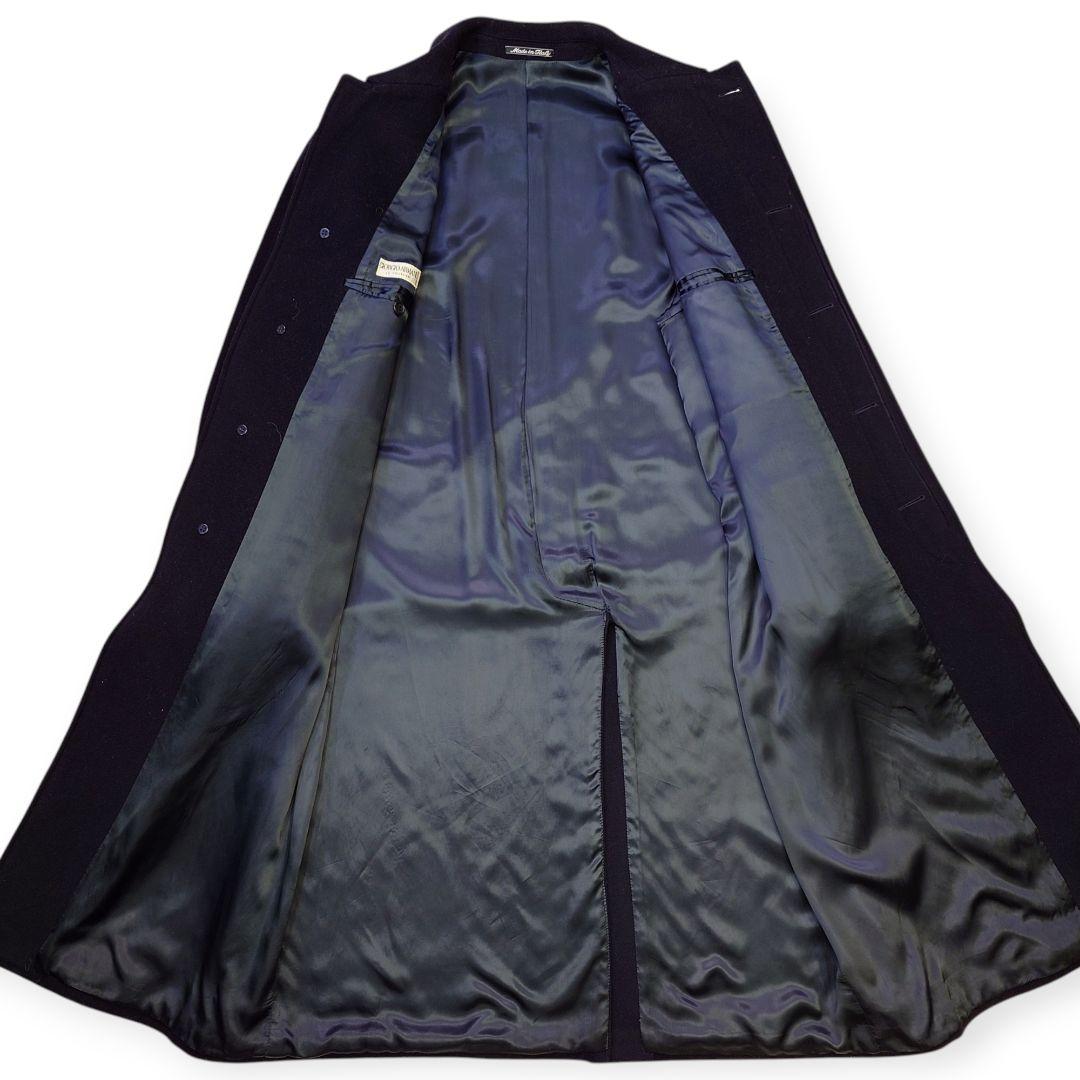 【90s】GIORGIO ARMANI 比翼 ビンテージ ウールロングコート