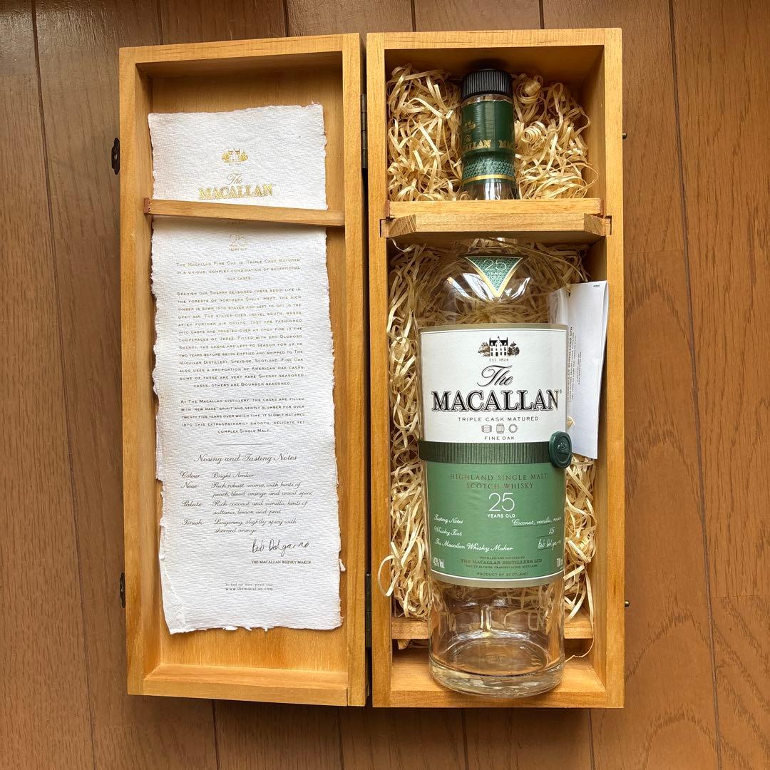 ウイスキー THE MACALLAN 25years old