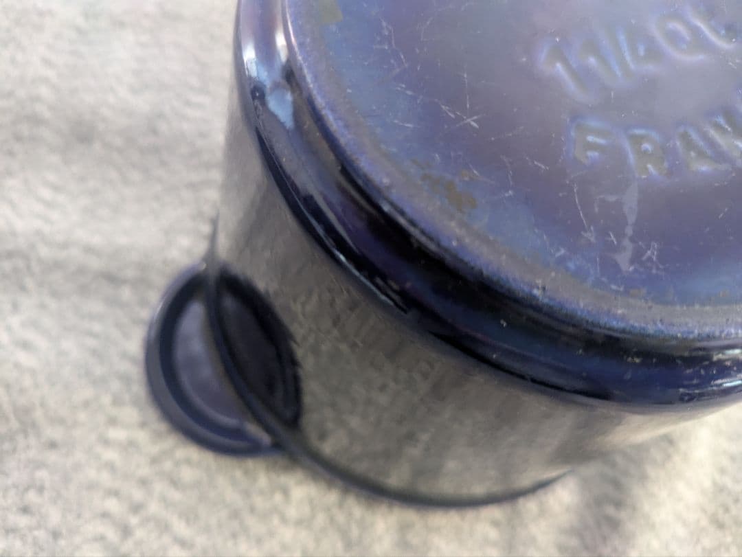 staub スープポット　グランブルー　14センチ