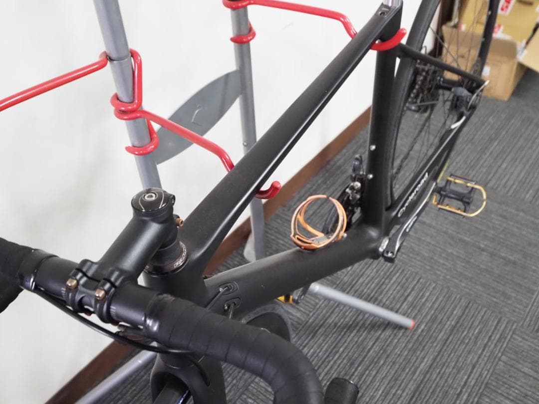 走行50キロ 毘沙 ５号 M カーボンフレーム ディスクブレーキ エアロスポーク