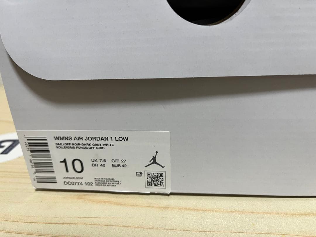 靴 Nike air jordan 1 low wmns 27cm