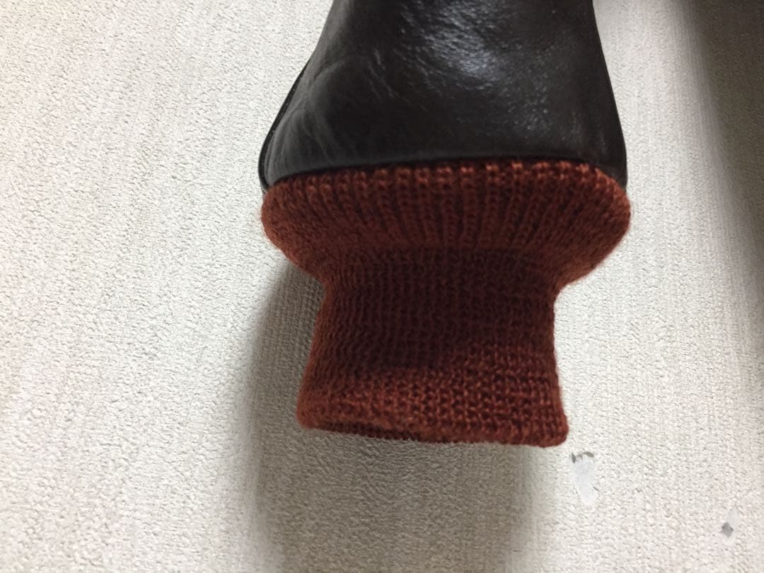 未使用級THE FEW A-2　ホース ROUGH WEARツインラベル　赤リブ