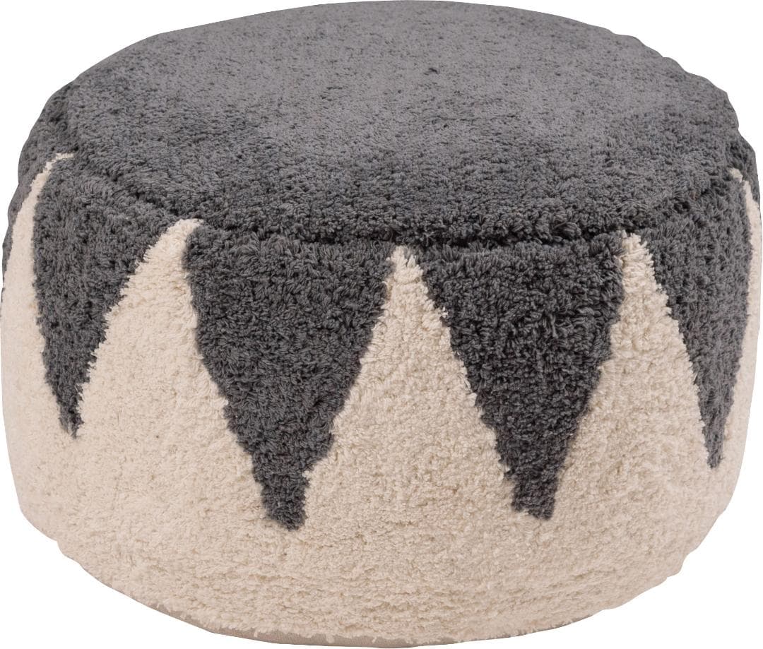 オットマン 椅子 北欧 コットン 大きめ グレー FAB-001 N01