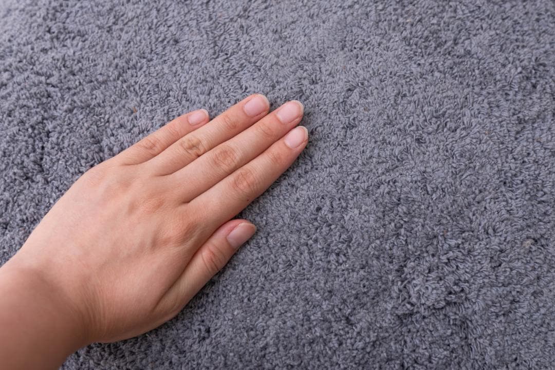 オットマン 椅子 北欧 コットン 大きめ グレー FAB-001 N01