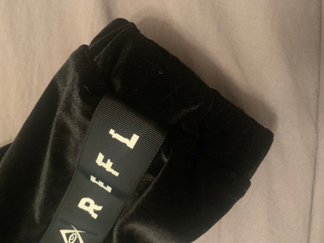 【美品】『REFLEM/レフレム』ロゴテープベロアジャージ