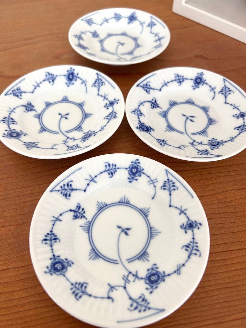 ブルーコペンハーゲン　ミニプレート　4枚