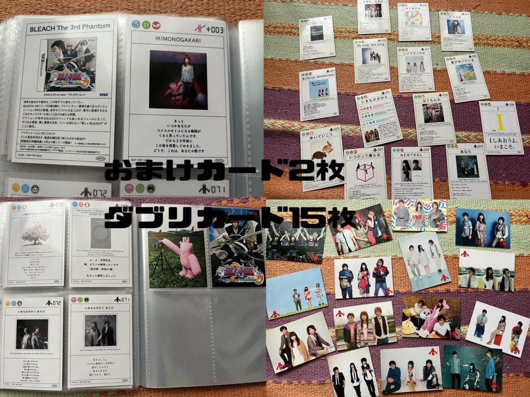 いきものカード　全72枚完全コレクション 音楽アートカード