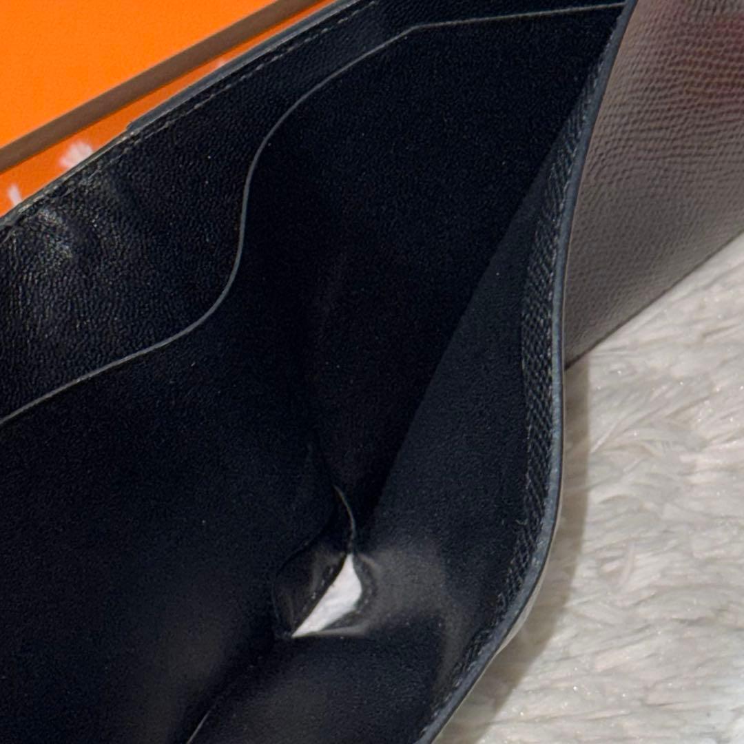 ⭐️極美品⭐️　HERMES　MC2 タレス ヴォーエプソン　二つ折り財布　ブラック