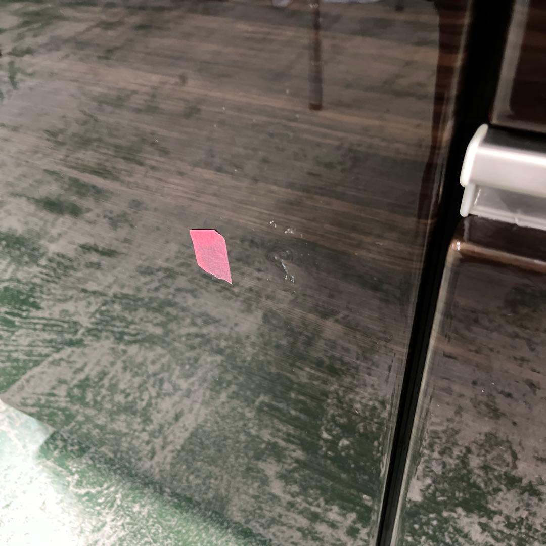 ニトリ 木製食器棚 ダークブラウン ガラス扉付き インテリア 家具