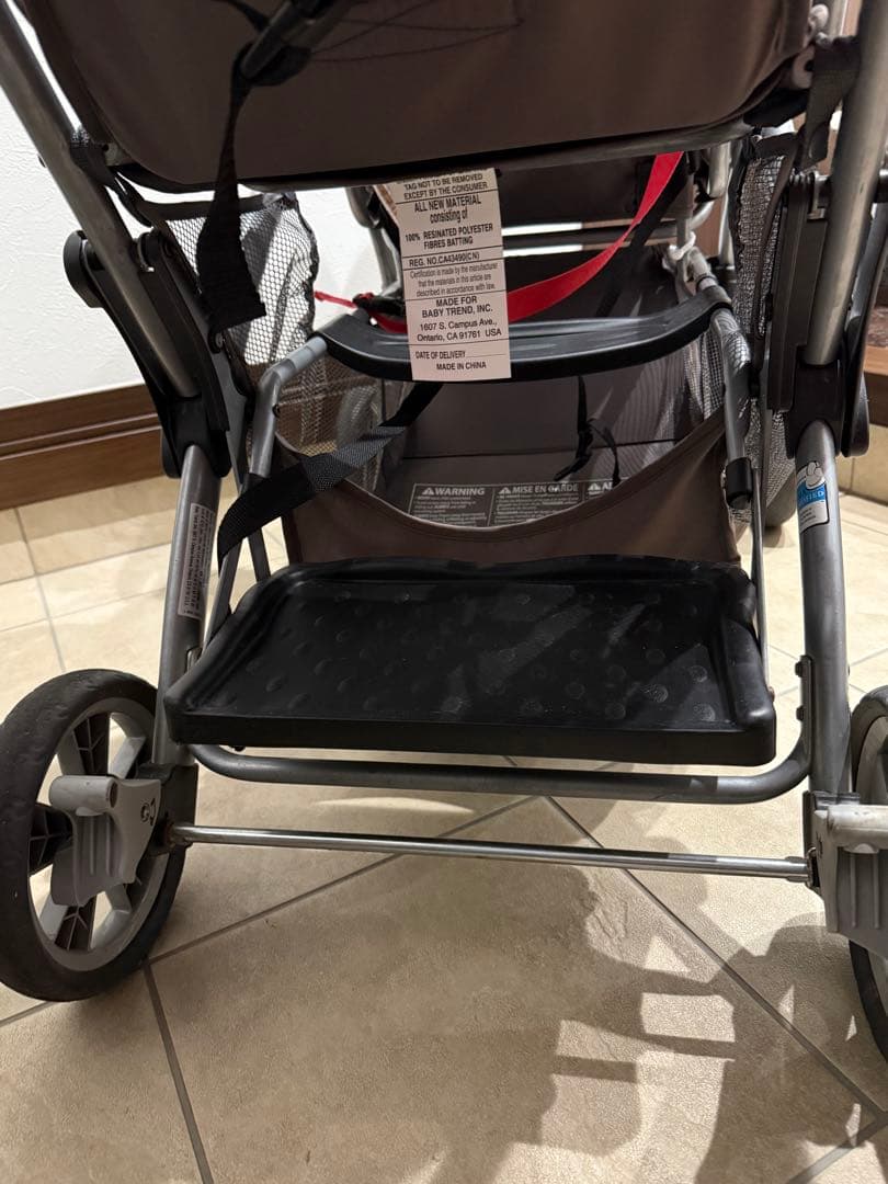 【希少】BabyTrend 2人乗り ベビーカー シット&スタンド