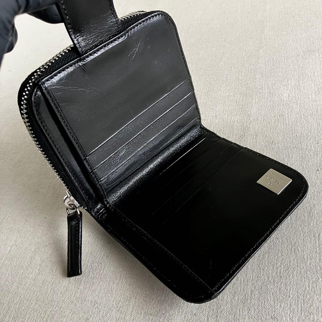 Fendi Compact Multi Wallet Blackフェンディ 財布