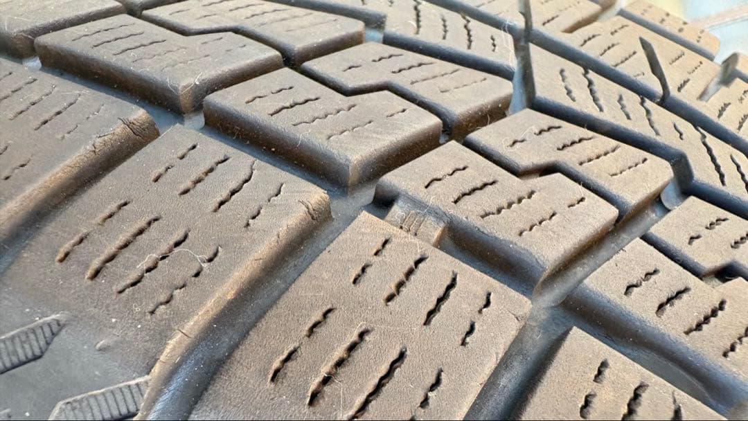 カングー純正14インチ鉄ホイール+スタッドレスタイヤ4本セット