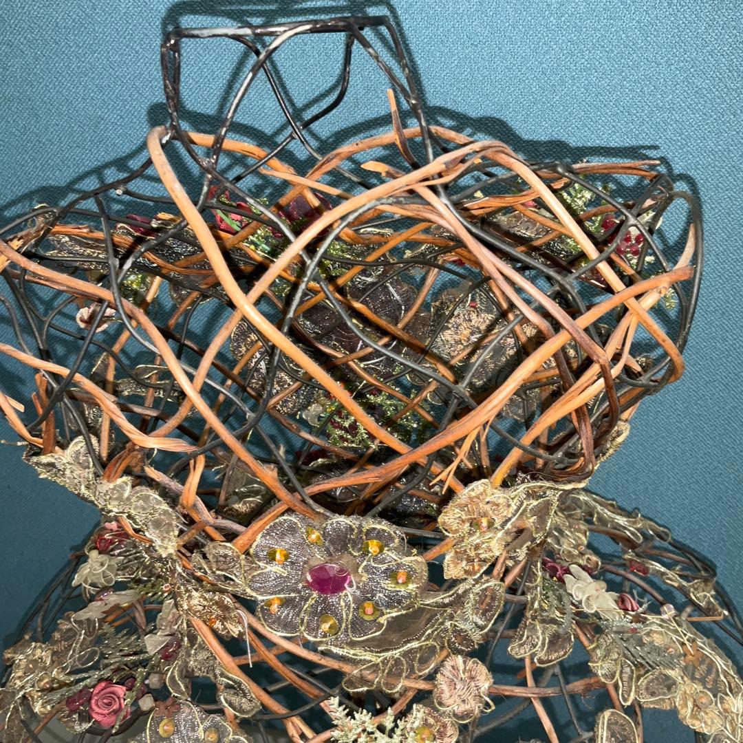 バレエ　アート　バレエチュチュ　ディスプレイ　アイアンオブジェ