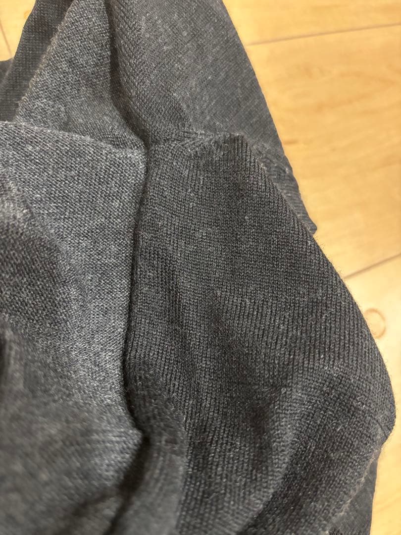 issey miyake men カーディガン　黒