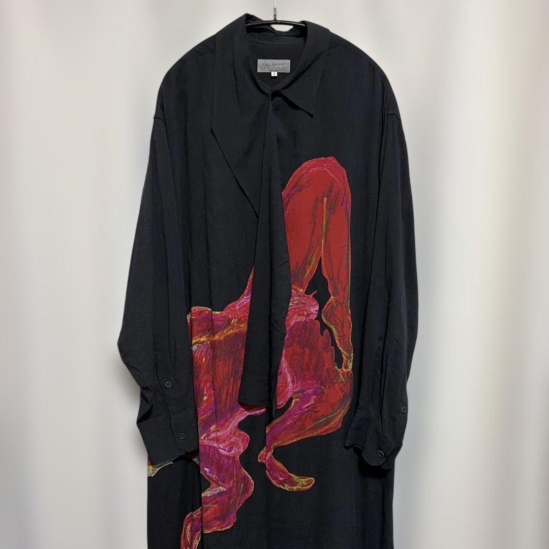 19SS Yohji Yamamoto ストール デッサンシャツ LOOK29