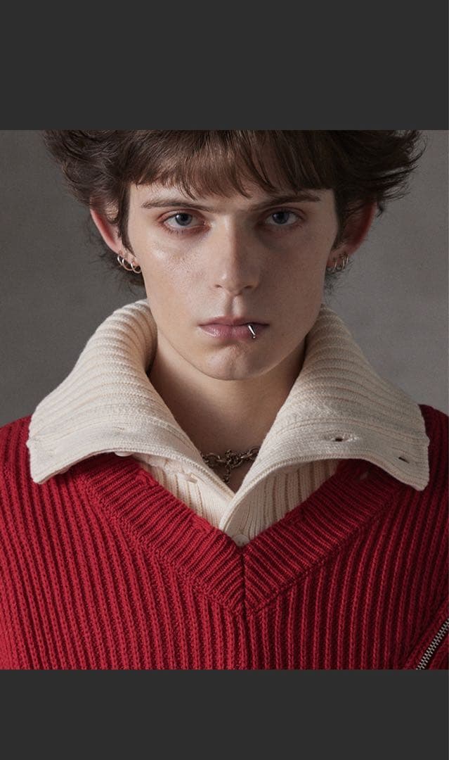 grancy Collar Neck Warmer 付け襟ネックウォーマー　白